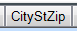 14. CityStZip tab