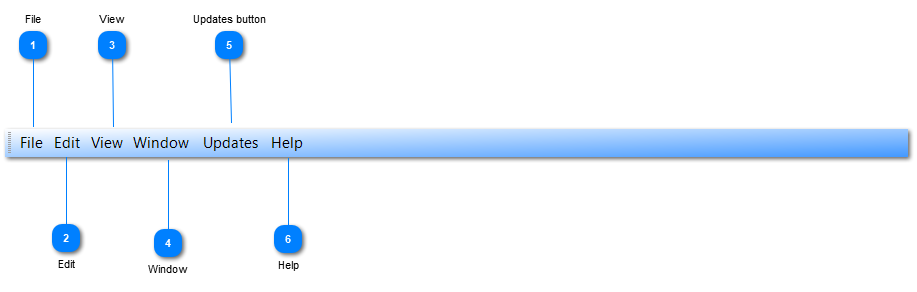 Main Menu Bar-Top