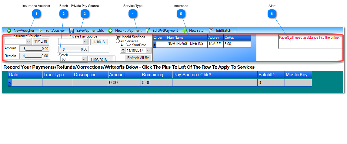 Payments Application Area